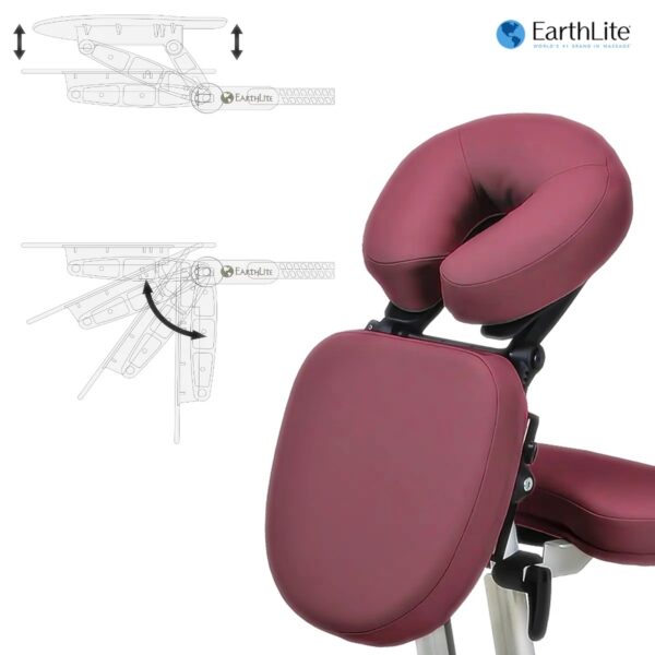 เก้าอี้นวดพกพา Stronglite Ergo Pro II สีน้ำตาล Burgundy เก้าอี้สำหรับพกพานวดนอกสนาที่ พกพาสะดวก ของแท้นำเข้า จาก แบรนด์แท้่